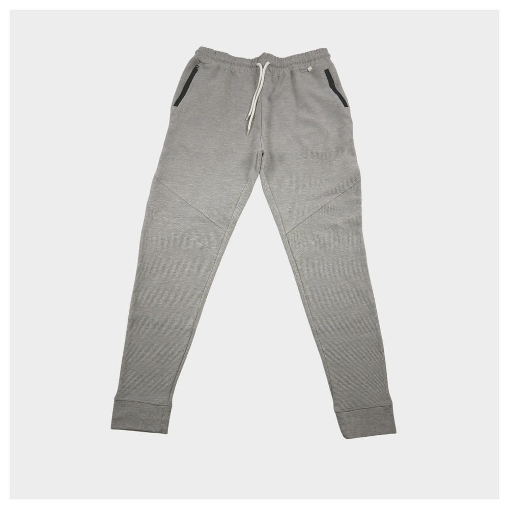 Sovereign Code Joggers Mens M Gray New Ribbed Texture Sweatpants 1917 NWT